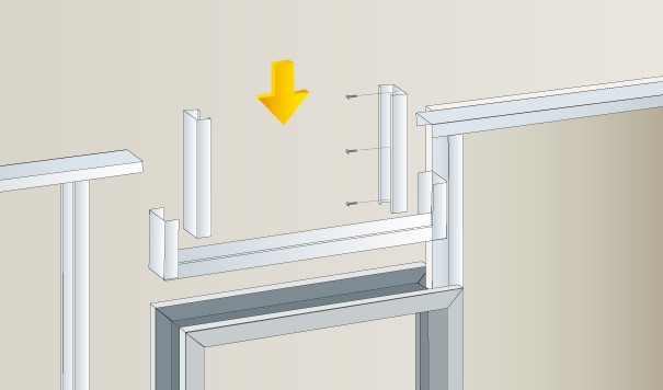 Comment placer la structure métallique pour une cloison de?