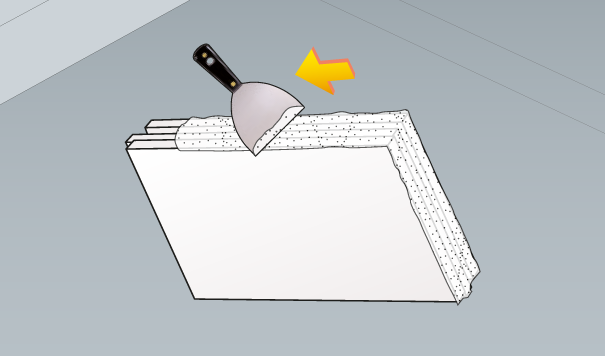 Posez une cloison en carreaux de plâtre