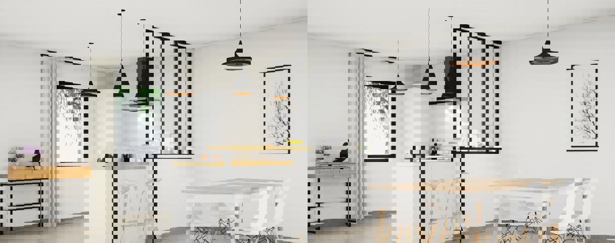 Pose d'une verrière sur support en carreaux de plâtre